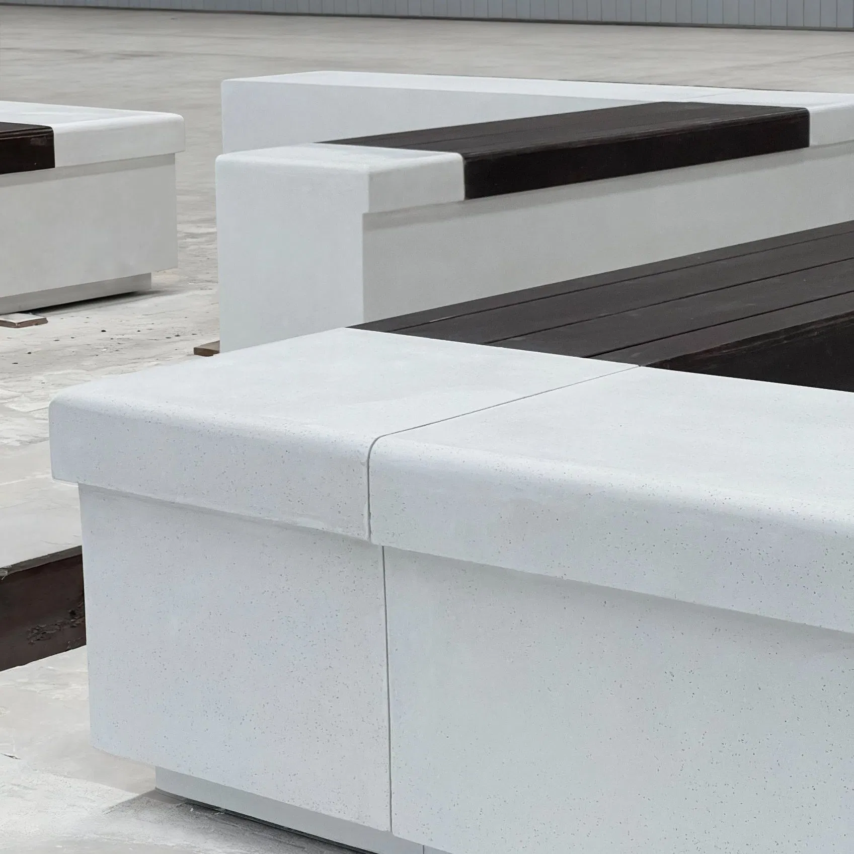 Uhpc High Strength Concrete Artistic Bench Outdoor Creative Landscape Furniture Sculpture Seating for Park, Square, Community, Commercial and Urban Spaces