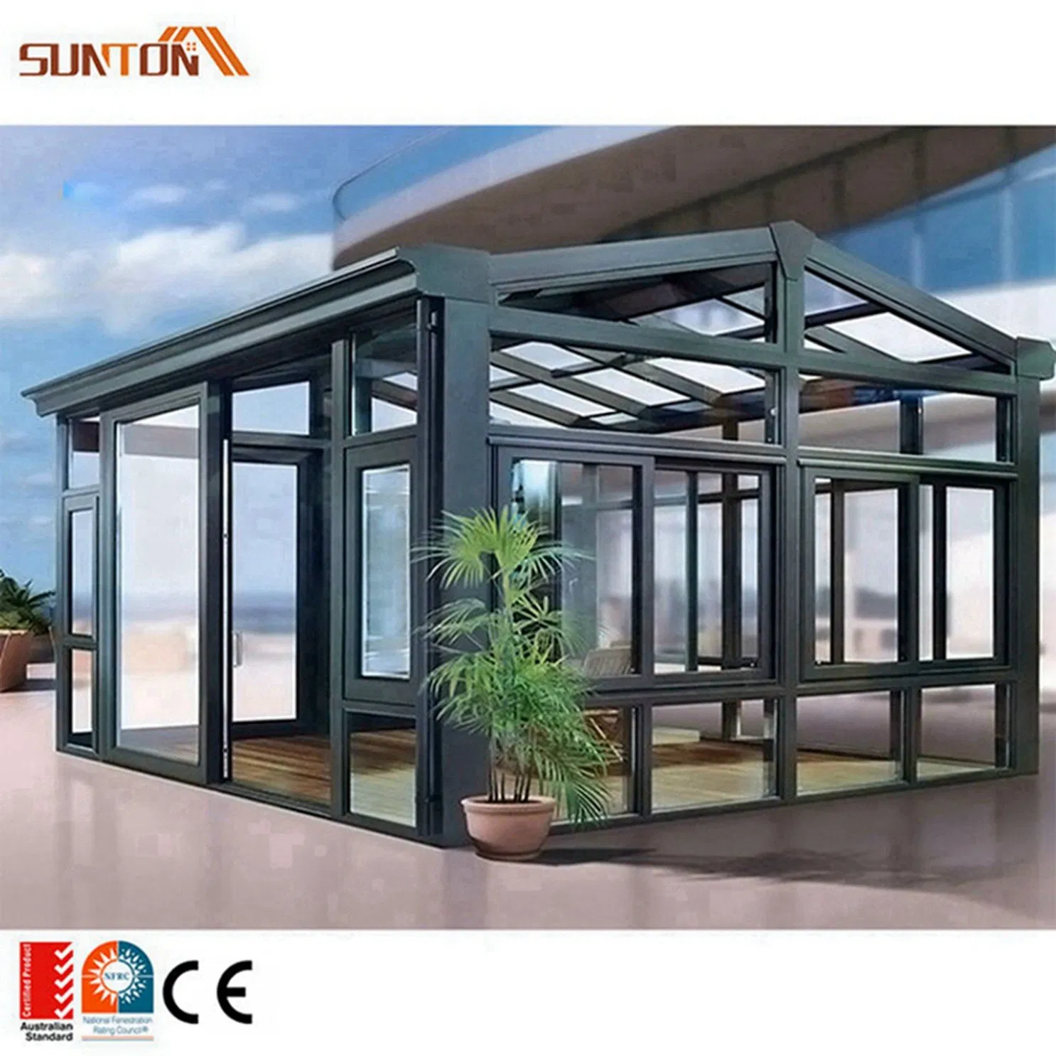 Factory Direct Garden Sheds and Summer Houses Most Favorable Agricultural Glass Houses Prefab Sunroom