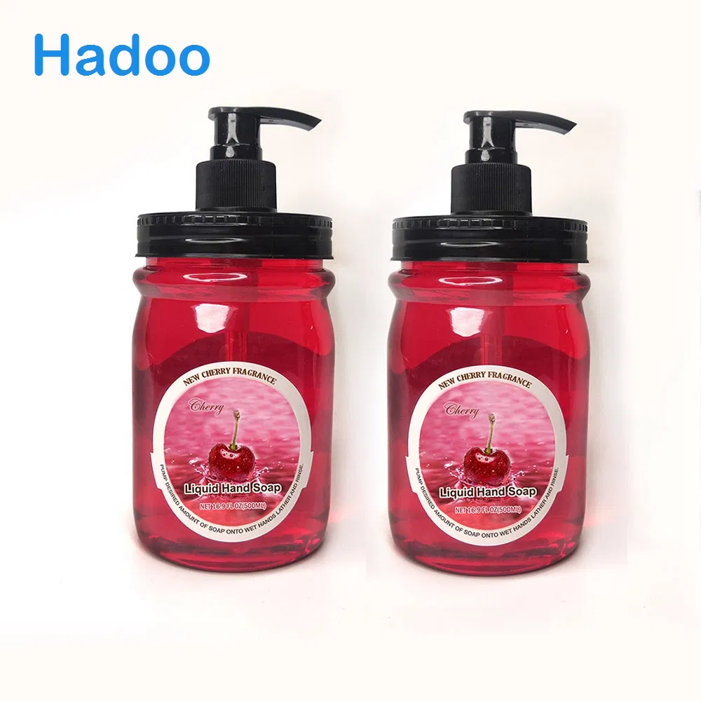 Commercial Lemon Hand Wash Liquid Soap 500ml Transparent Cleaning Handwashing