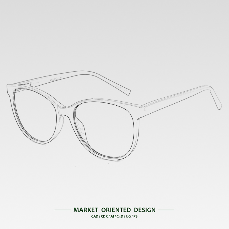 Wholesale Round Stylish Protective Color Design Fashion Eyewear for Women and Men