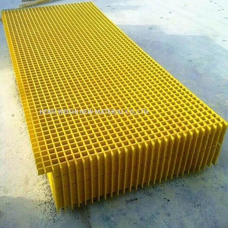 Smooth, Concave, Gritted Surface FRP Grating Sheet for Flooring