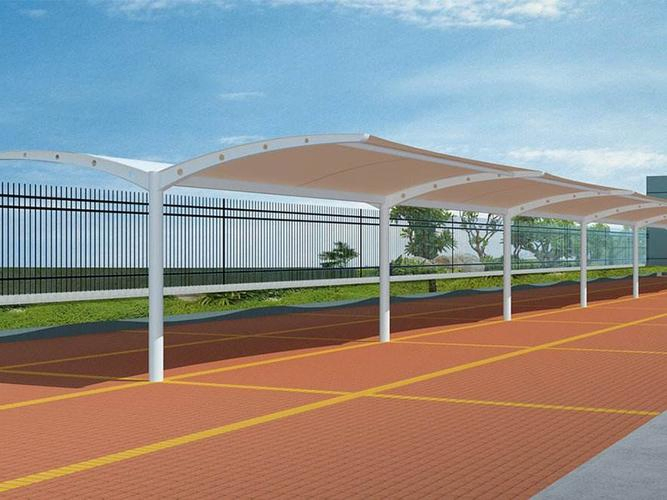 Light Steel Frame Steel Structure Membrane Structure Carport