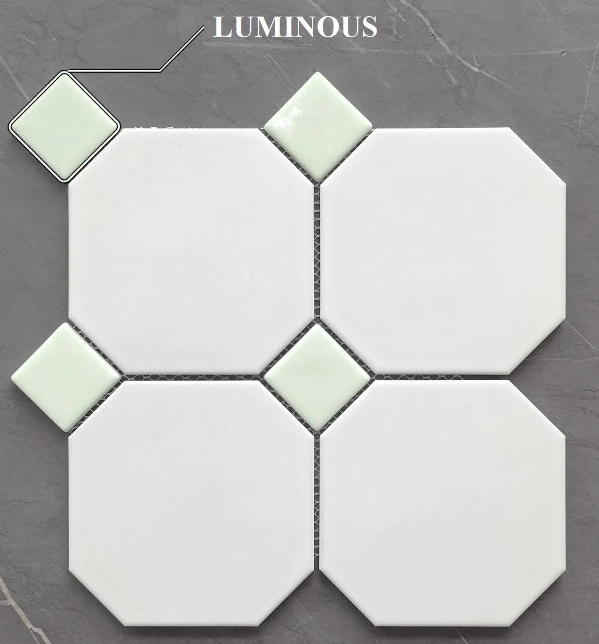 Светящаяся керамическая мозаика для бассейна