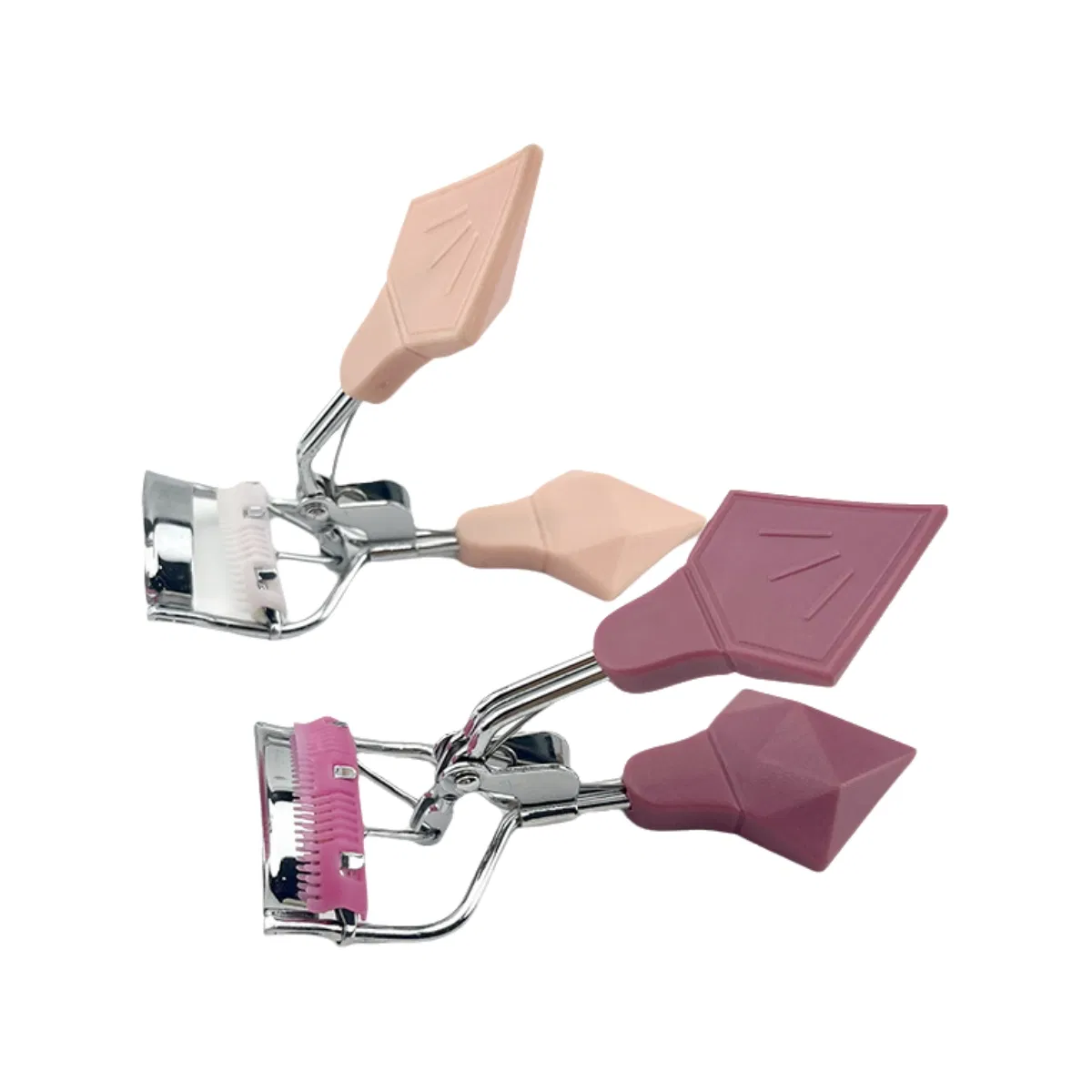 Long-Lasting Makeup Tools Manual Eyelash Curler Carbon Steel Portable Lash Curler