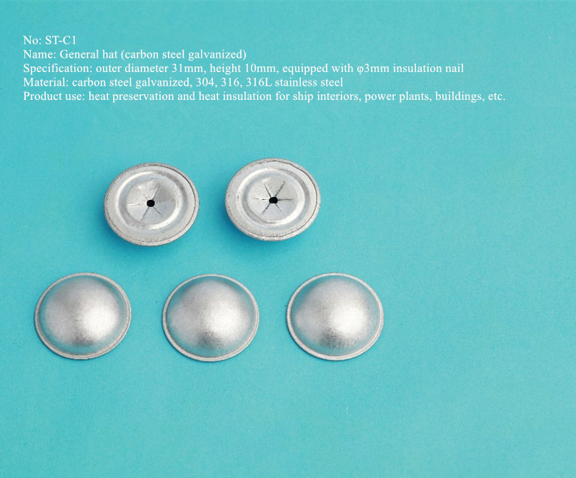 Insulation Pins Use Caps General Caps Marine Caps