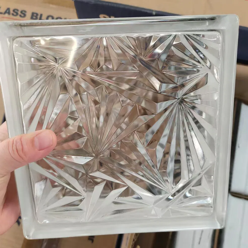 Cloudy Clear Decorative Glass Block for Bathroom Window and Partition Wall with Best Price