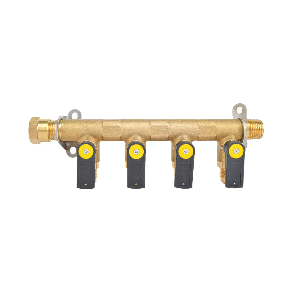 4 Ways Brass Water Separators Manifold