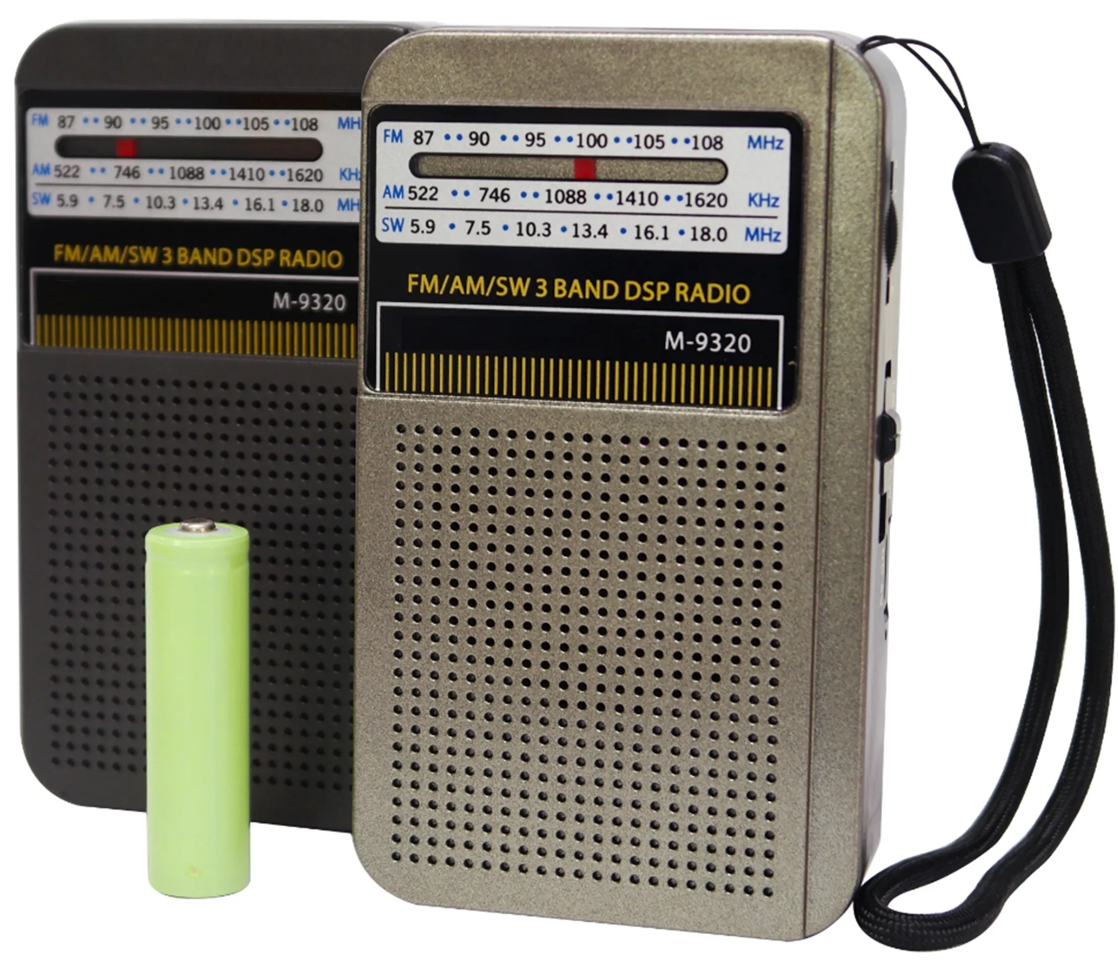 Портативное радио FM/AM/SW с DSP и аккумулятором