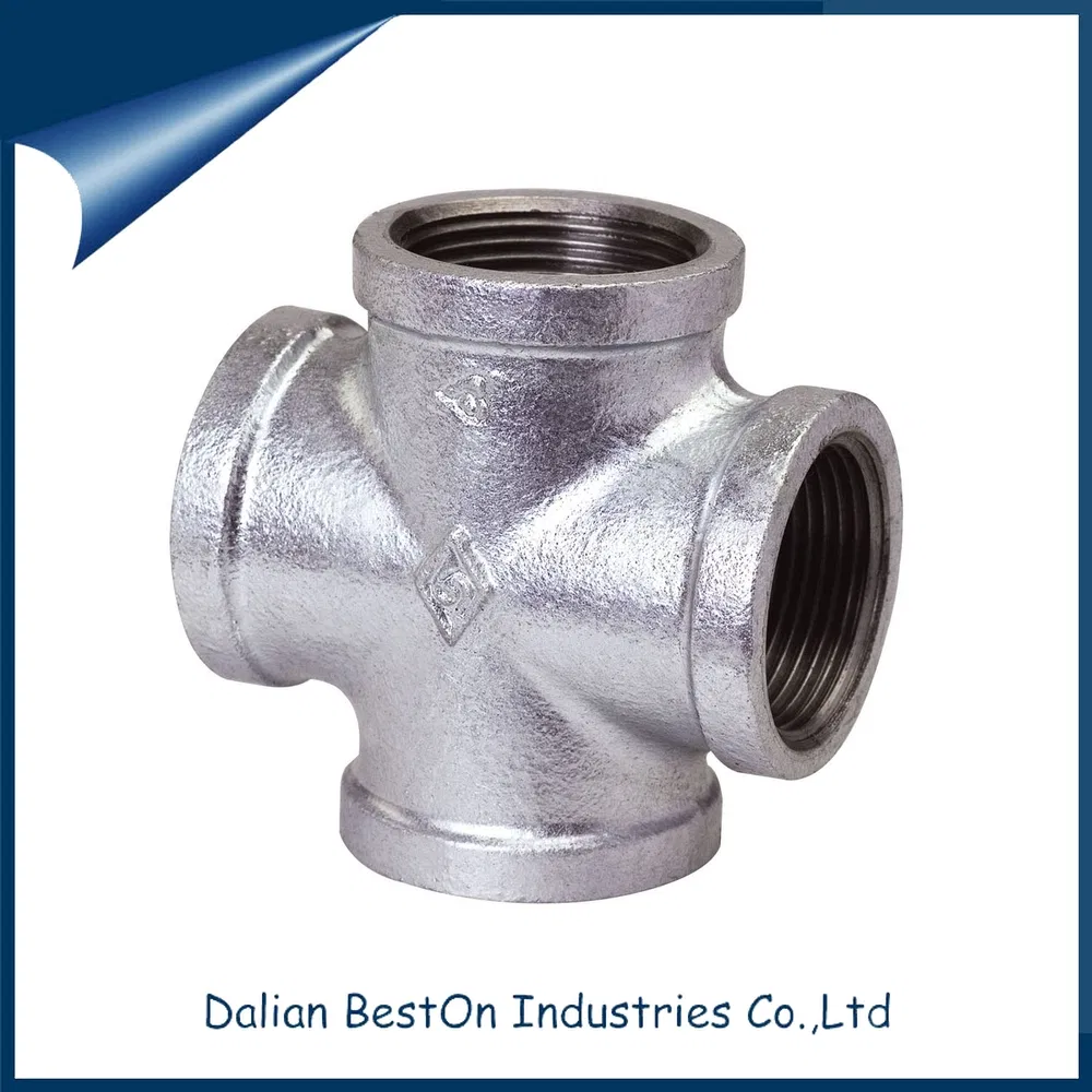 Class 150 Black NPT Malleable Cast-Iron Pipe Fittings for Gas Pipeline Systems