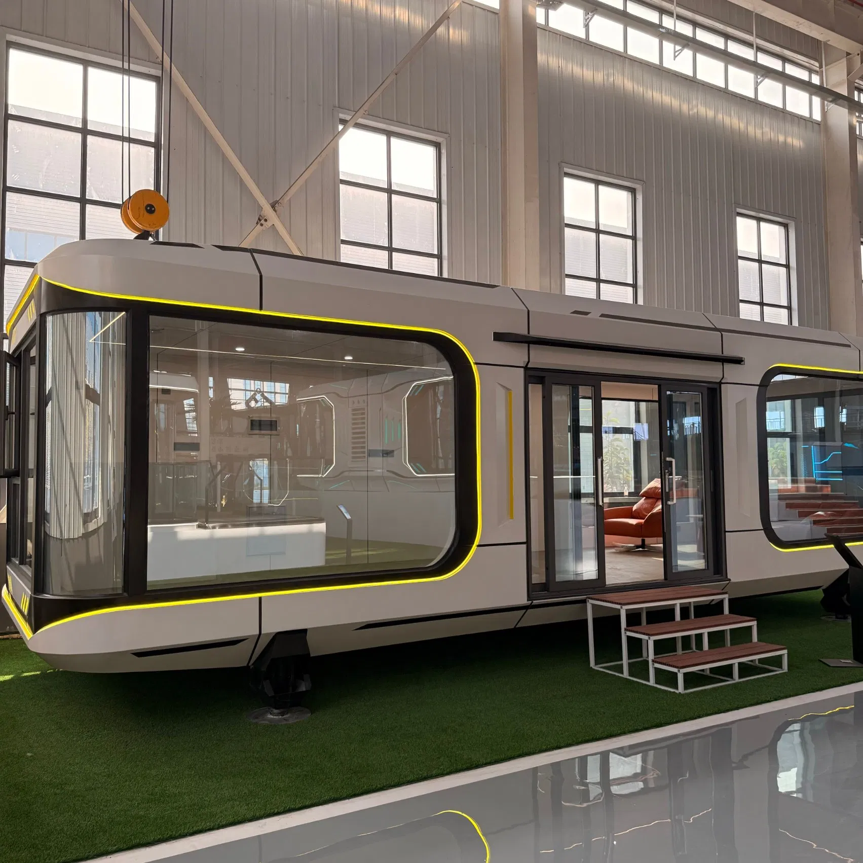 Prefab House Space Capsule Container Home Tiny Luxury Capsule House