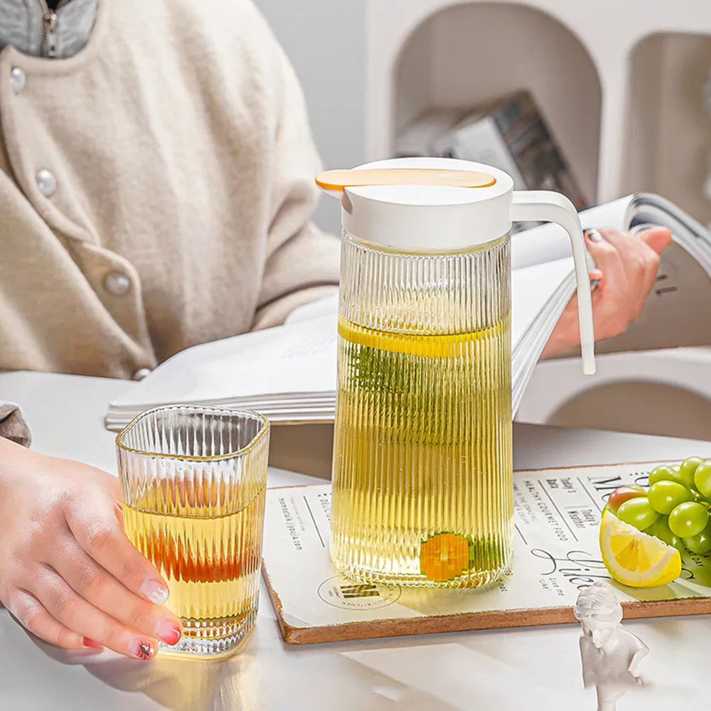 Прозрачный стеклянный чайник на 5 чашек