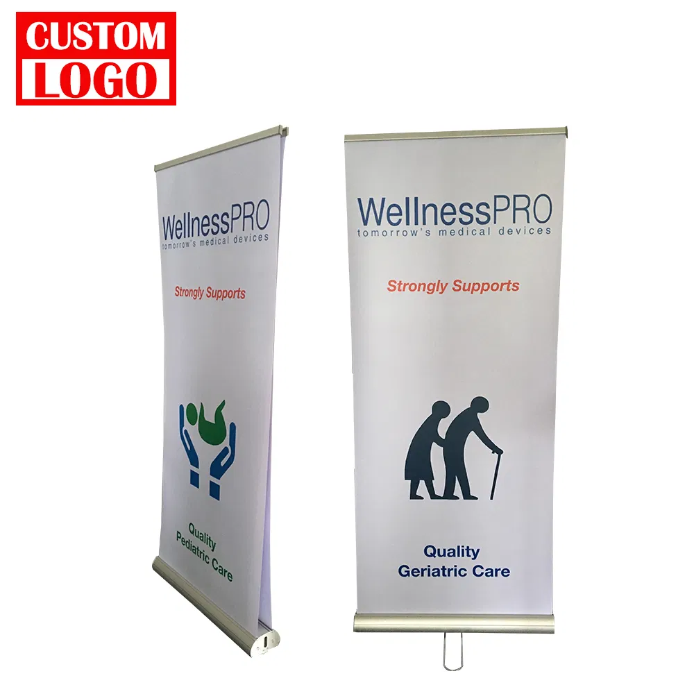 Custom Outdoor Representative Standing Promotional Banner Display