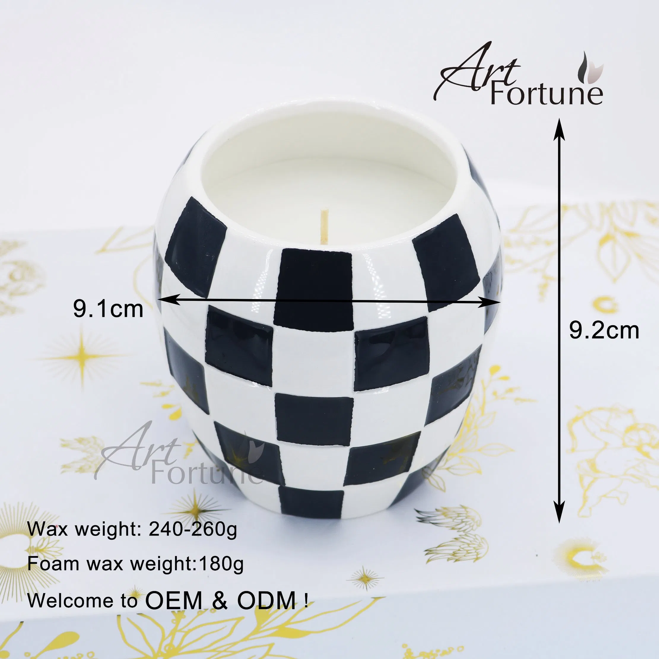 Checkmate 10 Oz Scented Soy Wax Candle