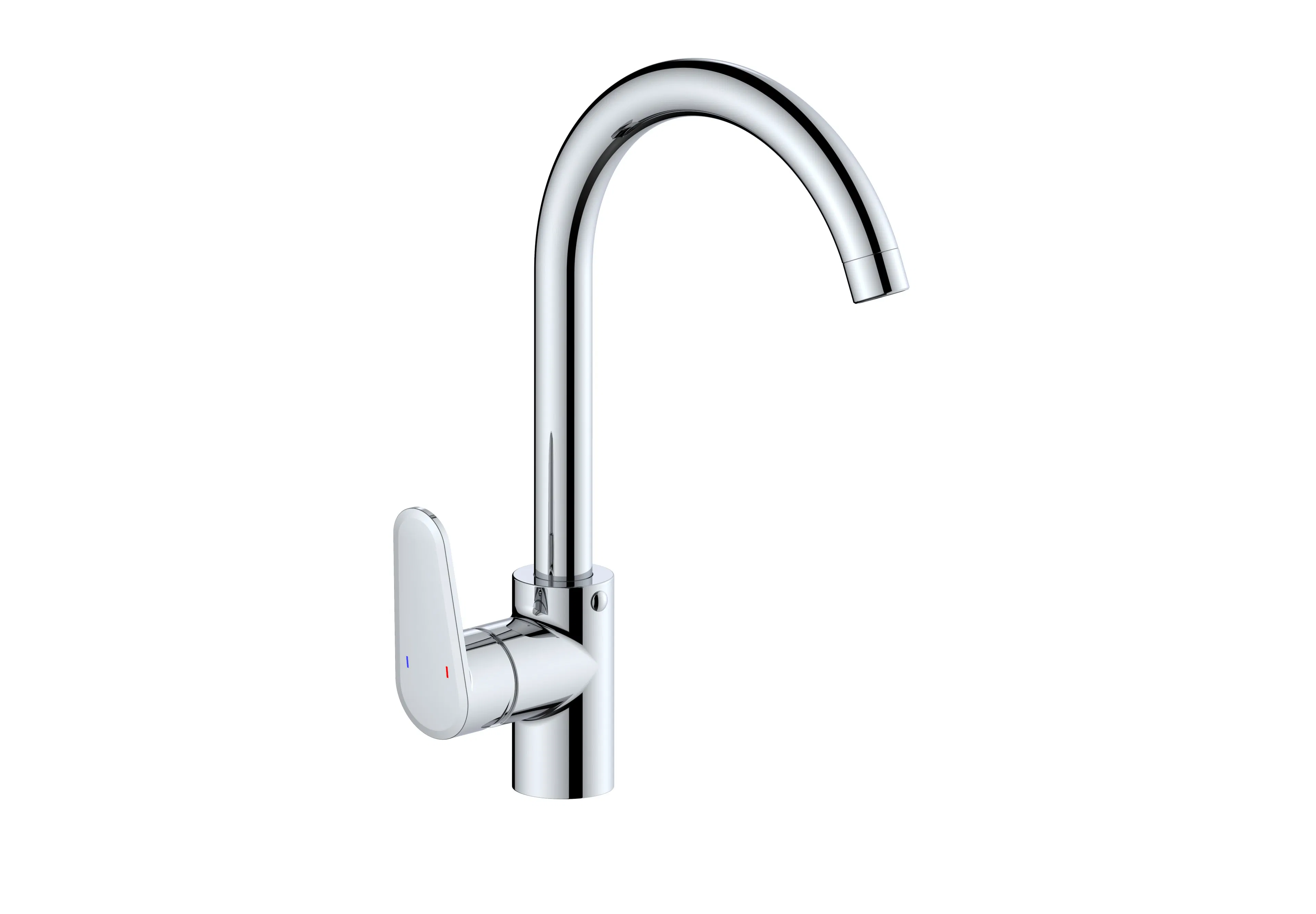 360 Degree Swivel Brass Kitchen Faucet Matt Black