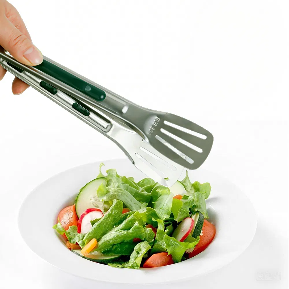 Wholesale China Manufacturer High Quality Kitchen and Barbecue Accessories Non-Slip Food Serving Cooking Tongs Food