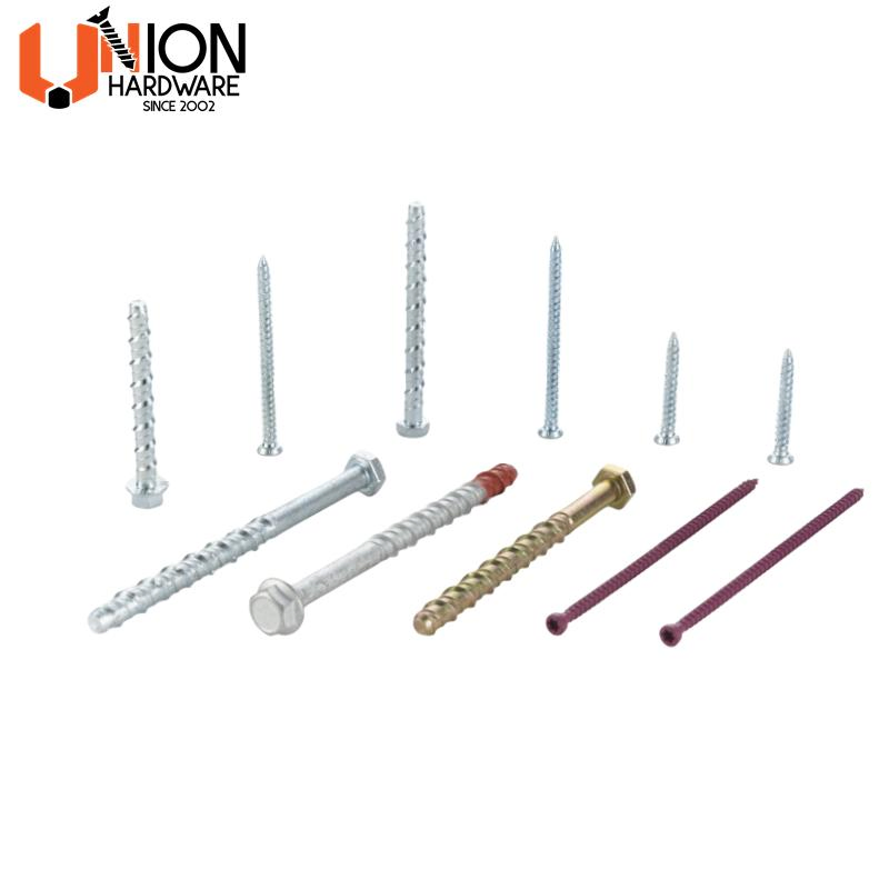 Union SUS304 Double Wood Threads 6.0X25 Bi-Metal Self-Tapping Screws
