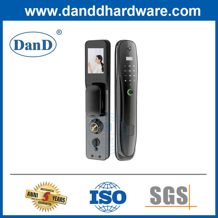 Anti-Peep Code Fingerprint Digital Safety Electronic Intelligent Apartment Smart Door Lock