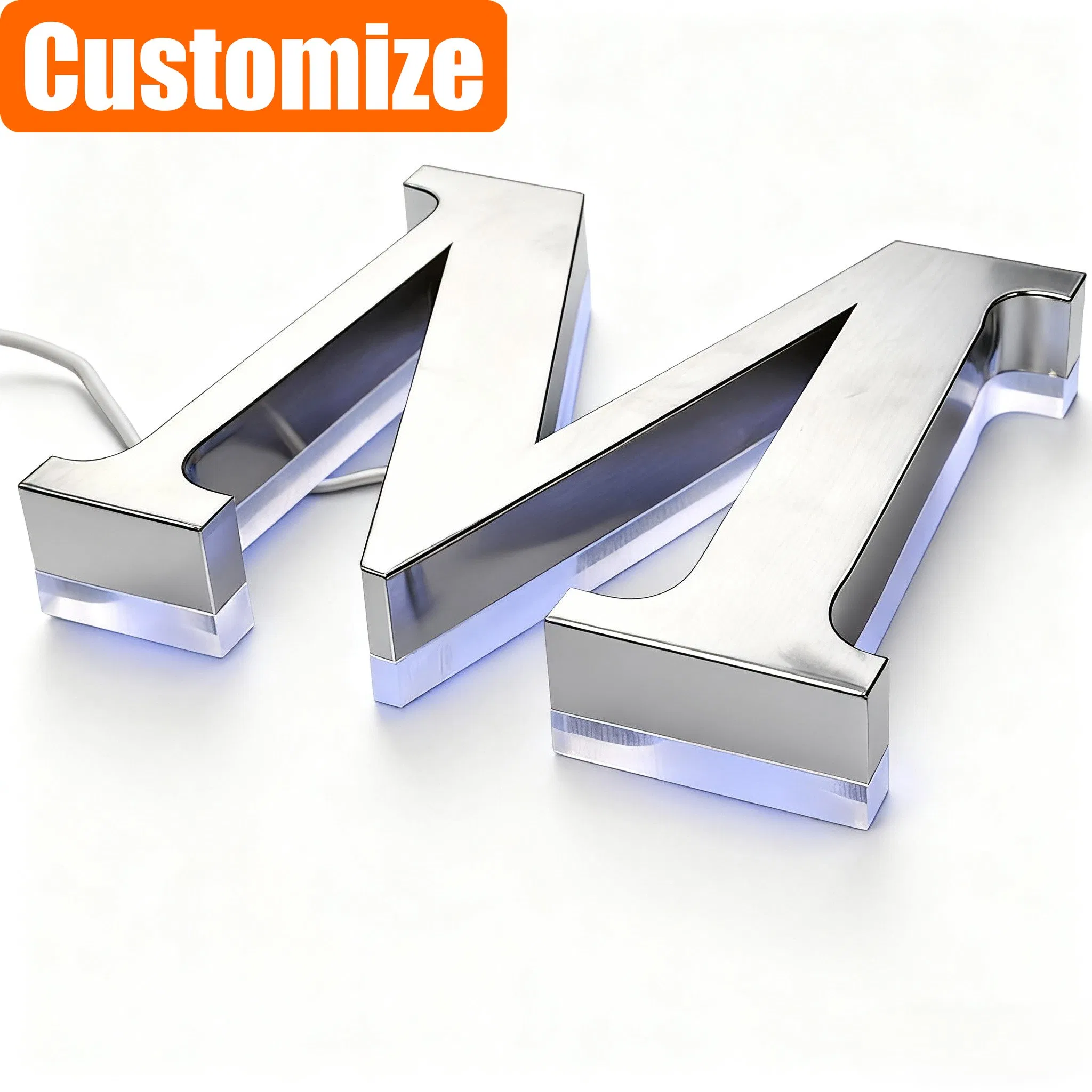 Customized Electronic Light LED Company Signs Custom Backlit 3D Sign Logo Sign