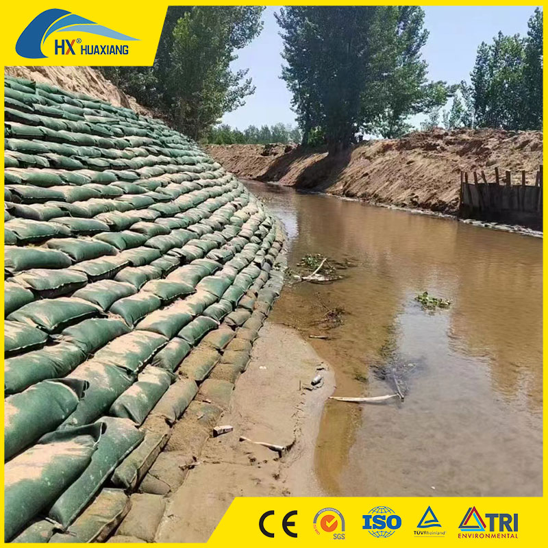Factory Price Polypropylene Polyester Nonwoven Geotextile Geo Large Sand Bags Geobag