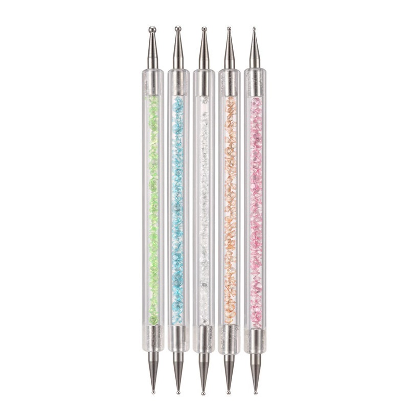 Wholesale 5PCS/Set Double Dotting Pen Nail Art Brushes Tool