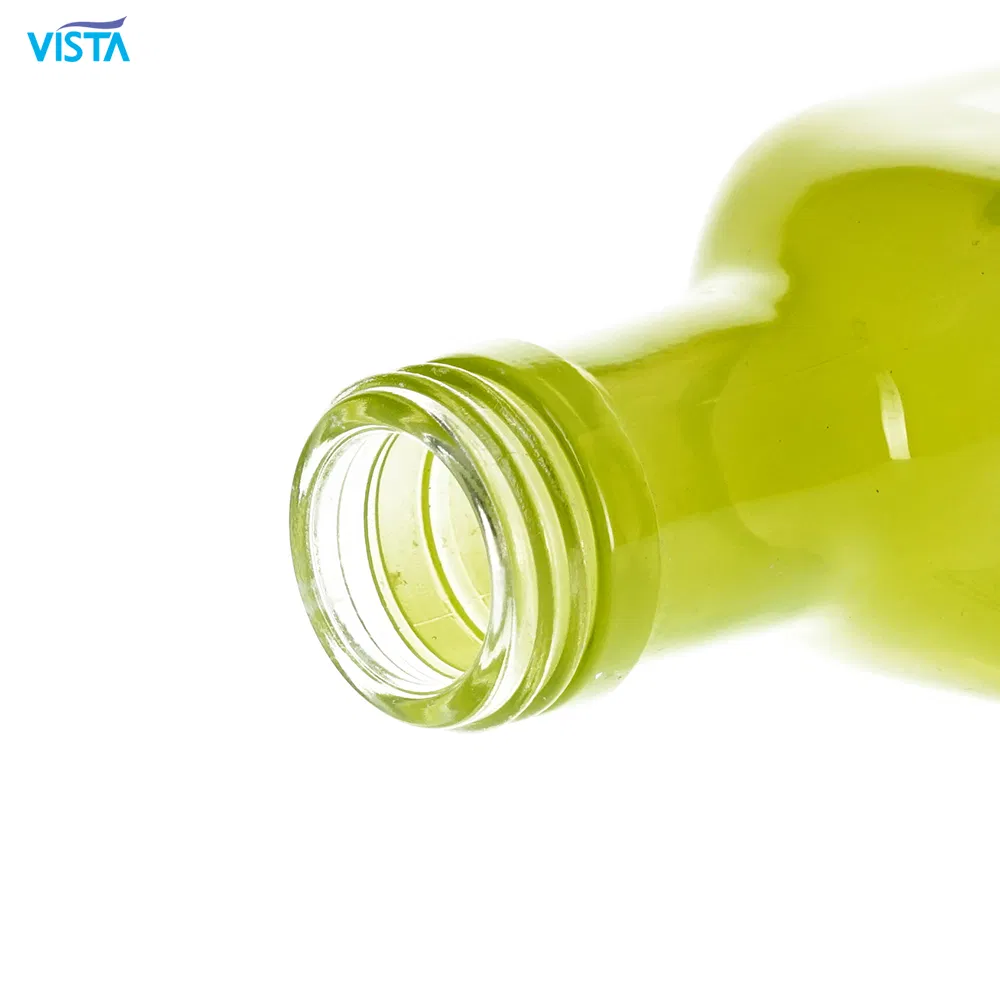 250ml Empty Sprayed Color Square Marasca Good Quality Olive Oil Bottle Coating Coconat Oil Bottle Screw Glass Bottle