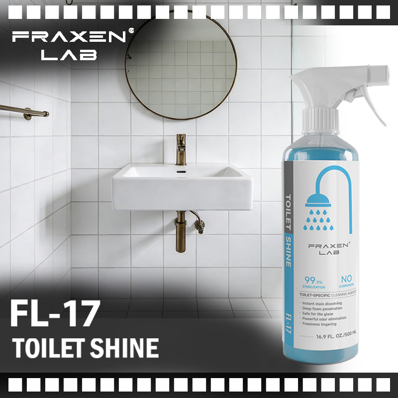 Hot Sale Bathroom Toilet Cleaner Spray Quick Shine No Residue Bathroom Cleaning Solution for Bathroom Tiles, Shower Head, Bathtub