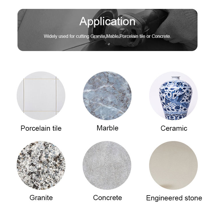 5 Inch Marble Circular Hot Press Turbogranite Diamond Cutter Saw Blade