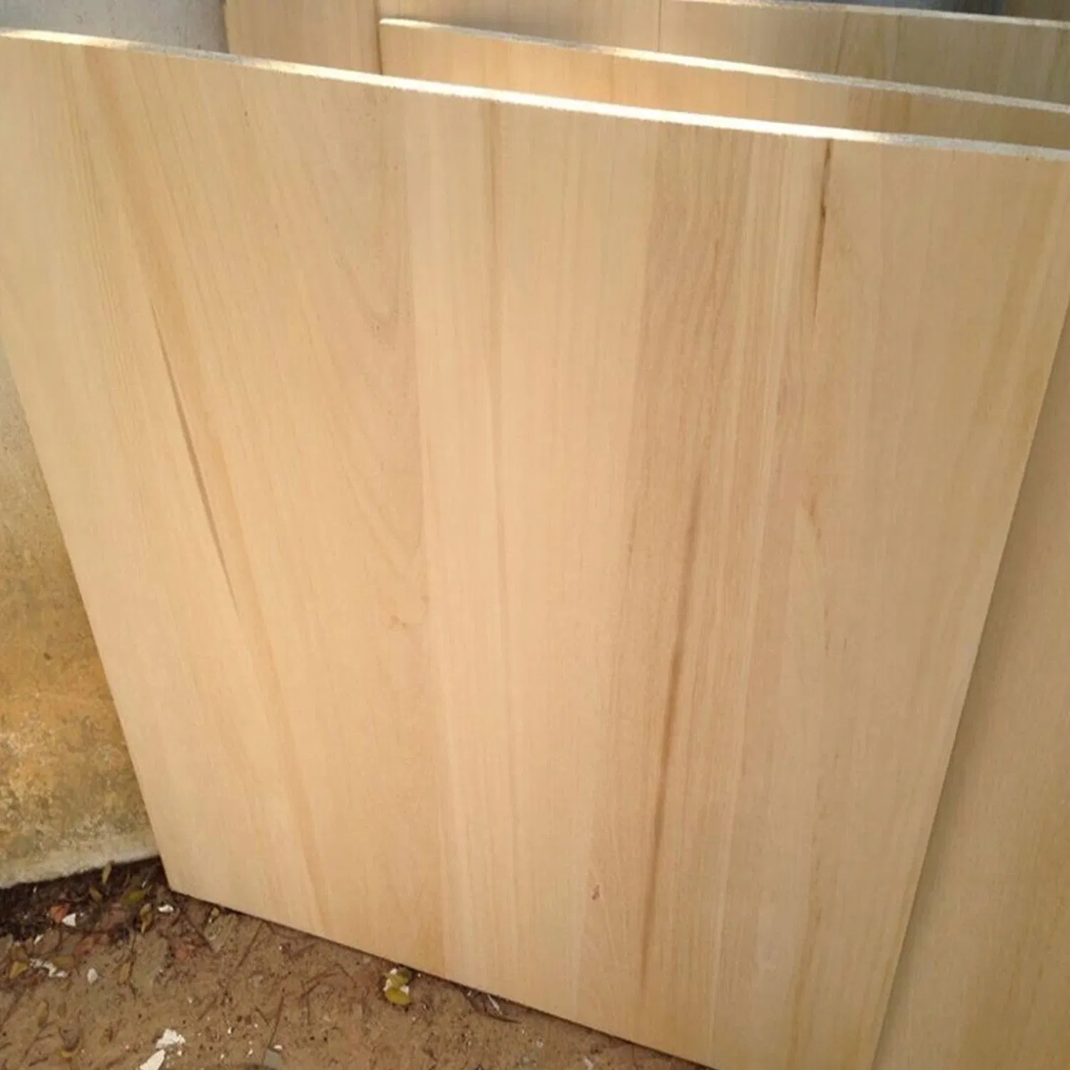 Hot Sale Bleached Paulownia Soild Wood Edge Glued Panels Lwm-PA-12
