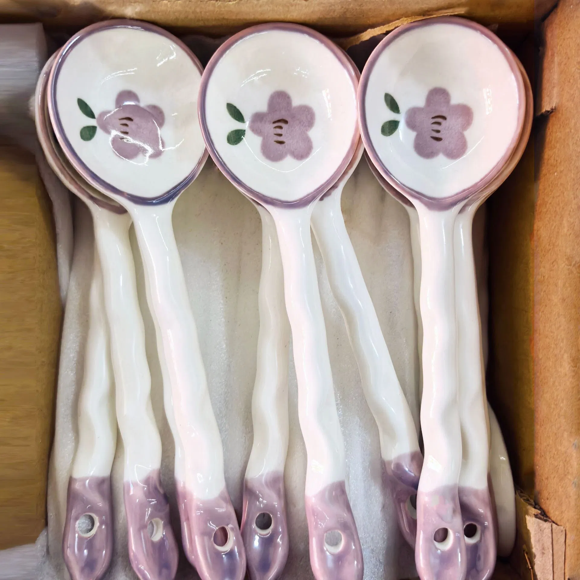 Spoon Multi-Color Cartoon Porcelain Ceramics Tableware