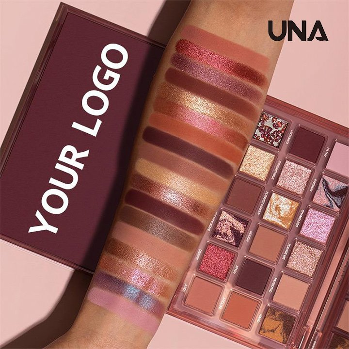 18 Color Private Label Wholesale Custom Brand Packaging Own Makeup Palette Cruelty Free High Pigment Shimmer Eye Shadow Palette