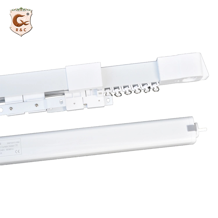 Manufacture American Curtain Track Rails Silent Extendable Motorized Curtain Track