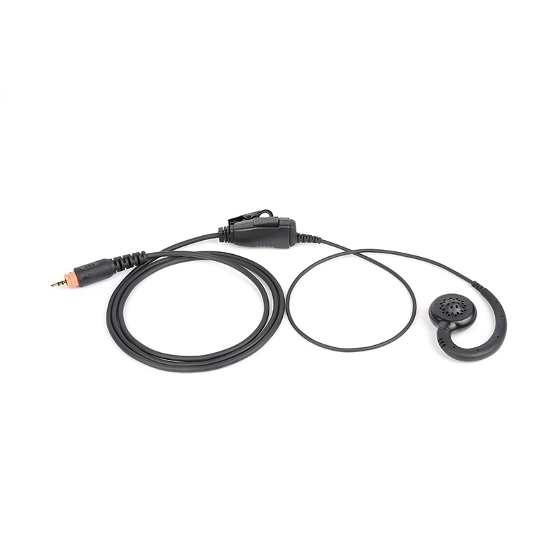 Наушник-гарнитура 2pin C-Ring для рации, 3.5мм