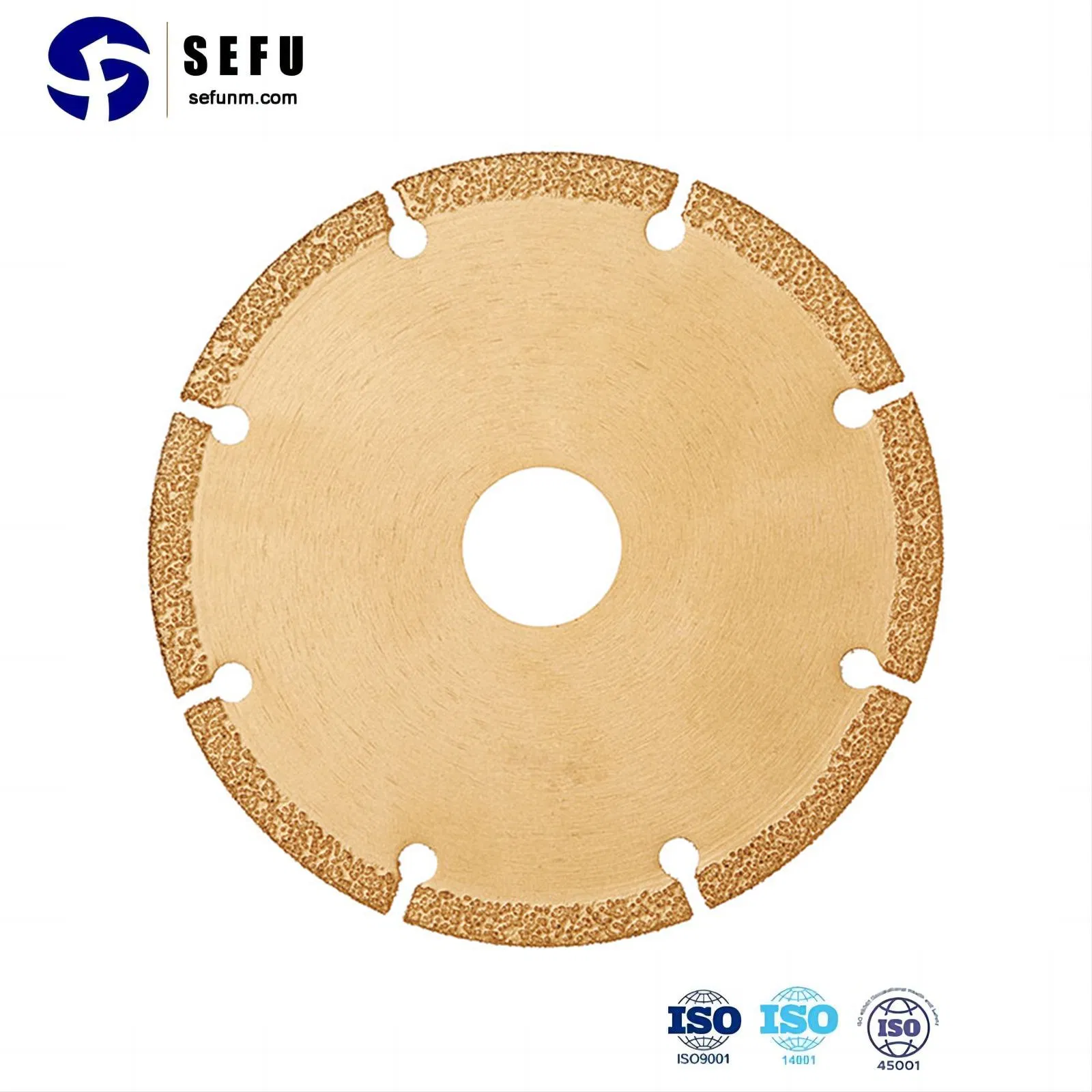 Vacuum Brazed Diamond Saw Blade Sharpening Cutting Disc for Iron Castings