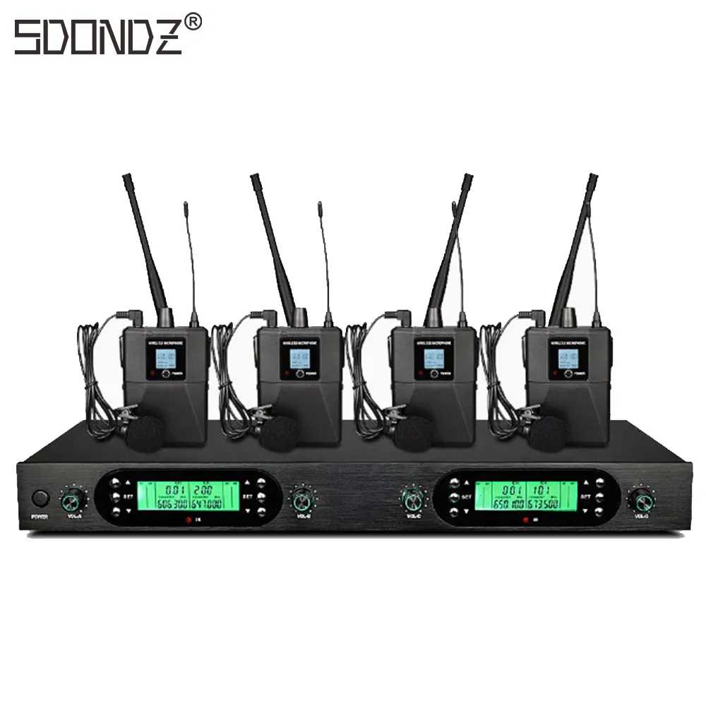 Высокочастотный беспроводной микрофон-петличка UHF