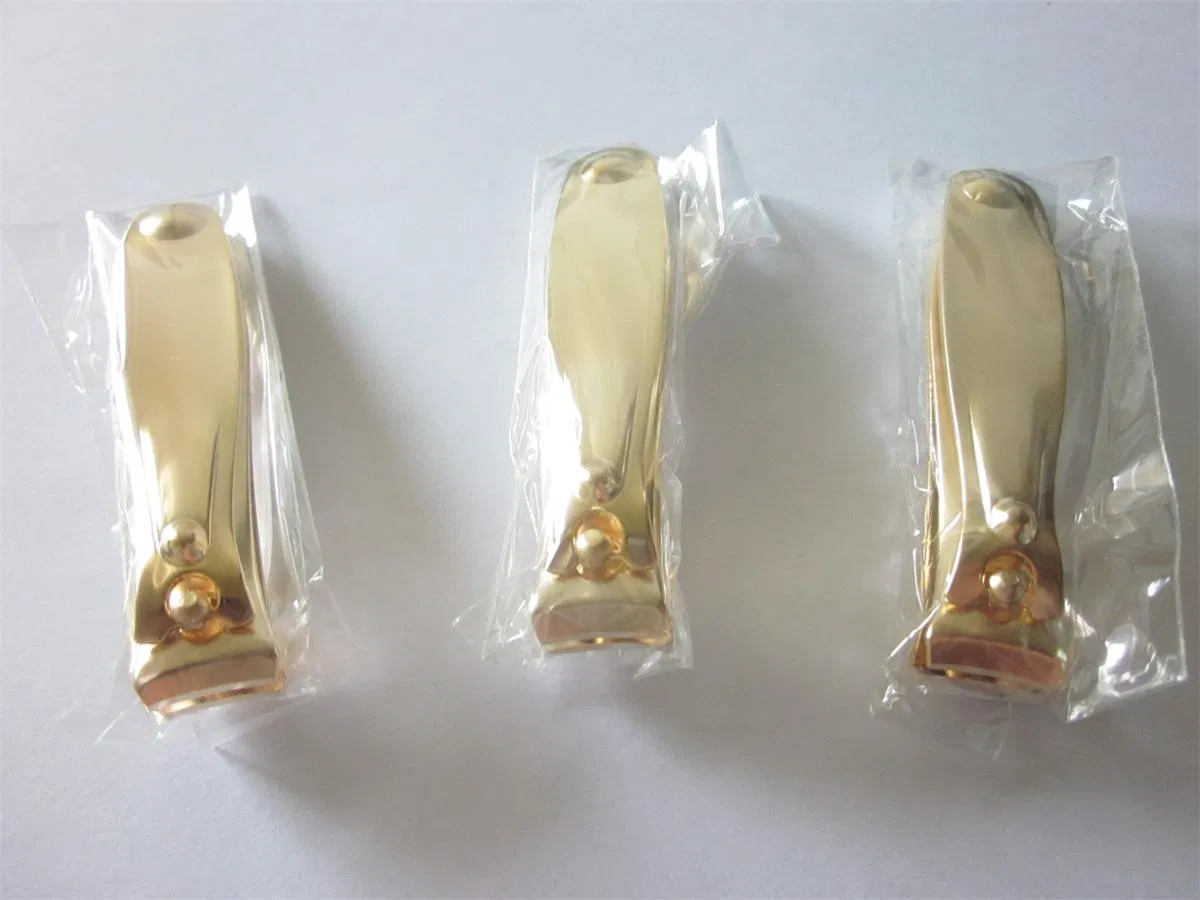 Deluxe Toe Nail Cutter with Pearl Golden Plating