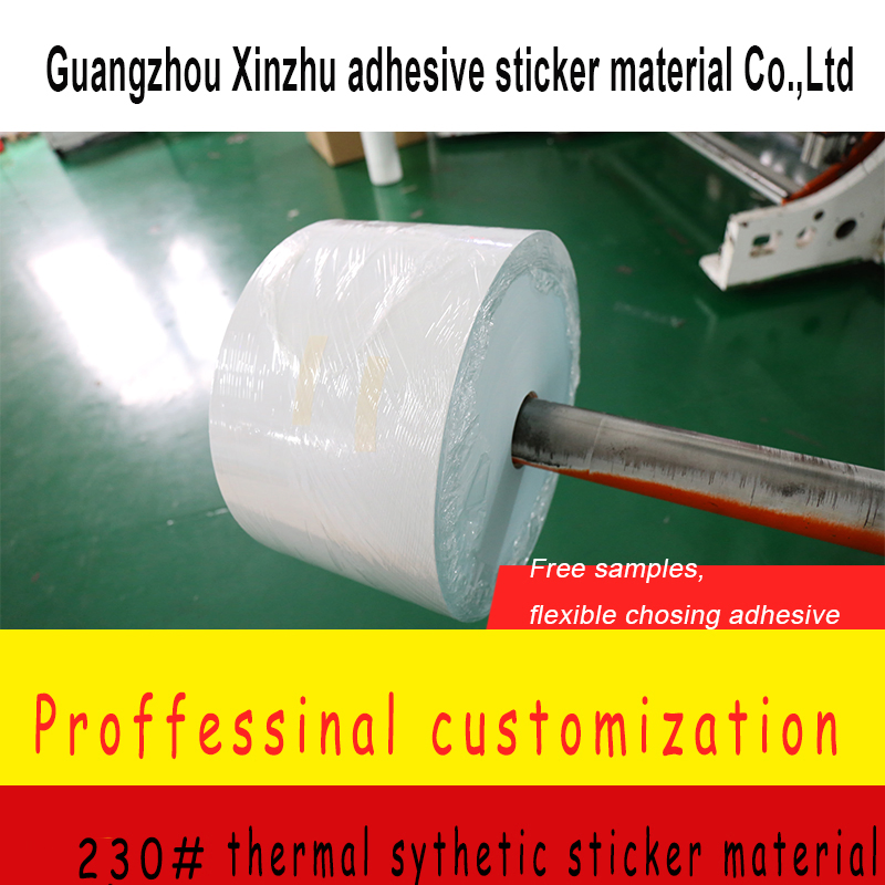 230# Thermal Sythetic Sticker Label Material Xzrm-83230h