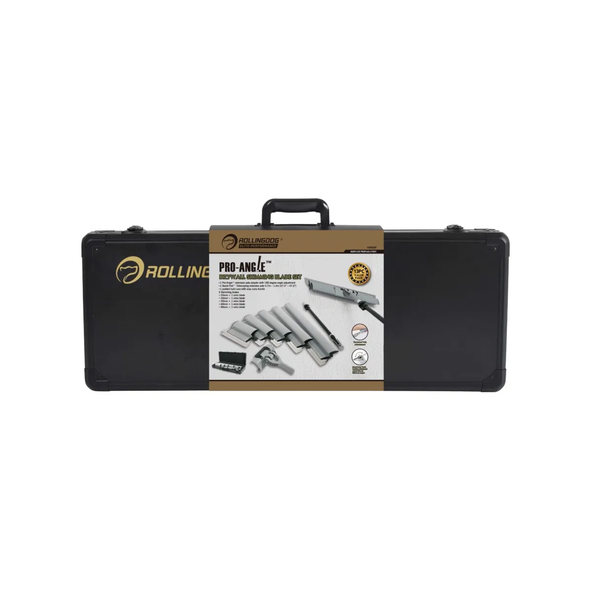 Rolingdog-Elite 50529 Drywall Skimming Blade Set Replaceable Smoothing Application on Drywall Joints