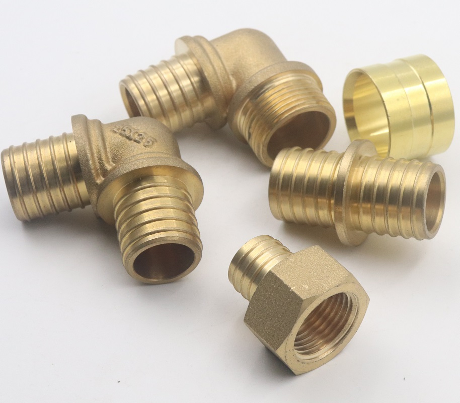 Reducing Male Copper Press Fitting Brass Sliding Crimp Fitting with Union