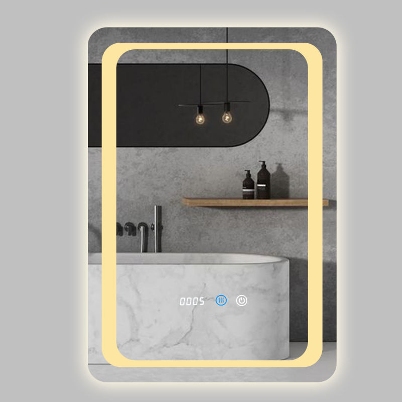 Умное зеркало для ванной с LED подсветкой и антизапотеванием