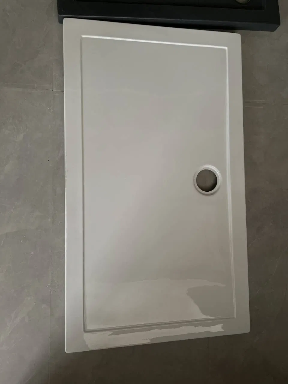 High European Quality Standard ABS Rectangle Shower Base Bathroom White Acrylic Tray