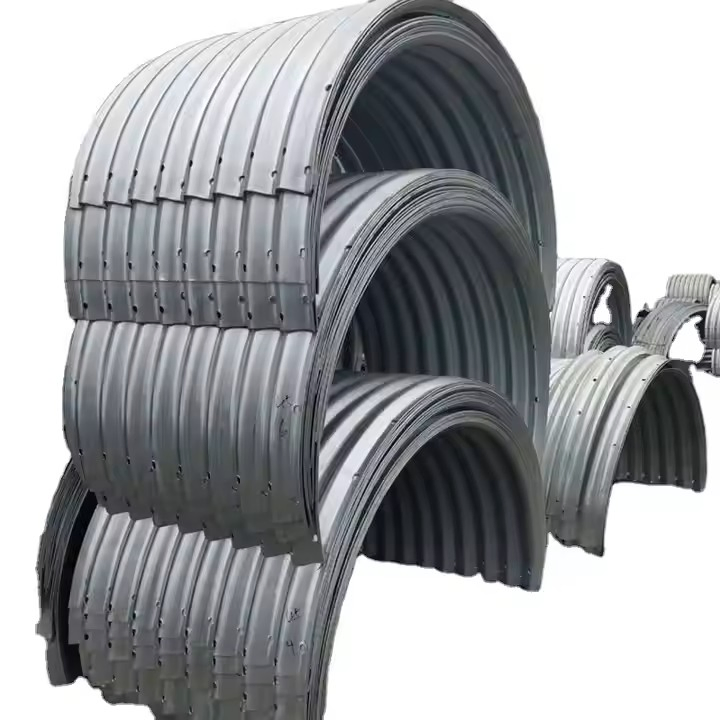 Galvanized Corrugated Steel Drainage Culvert Pipe for Anti Deformation, Preferred for Municipal Transportation Engineering