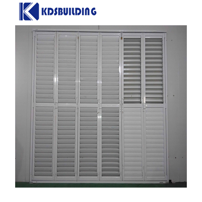 Manufacture Custom Size Waterproof Interior Window Shutters Exterior Plantation Shutters Aluminum Window Shutters Blind