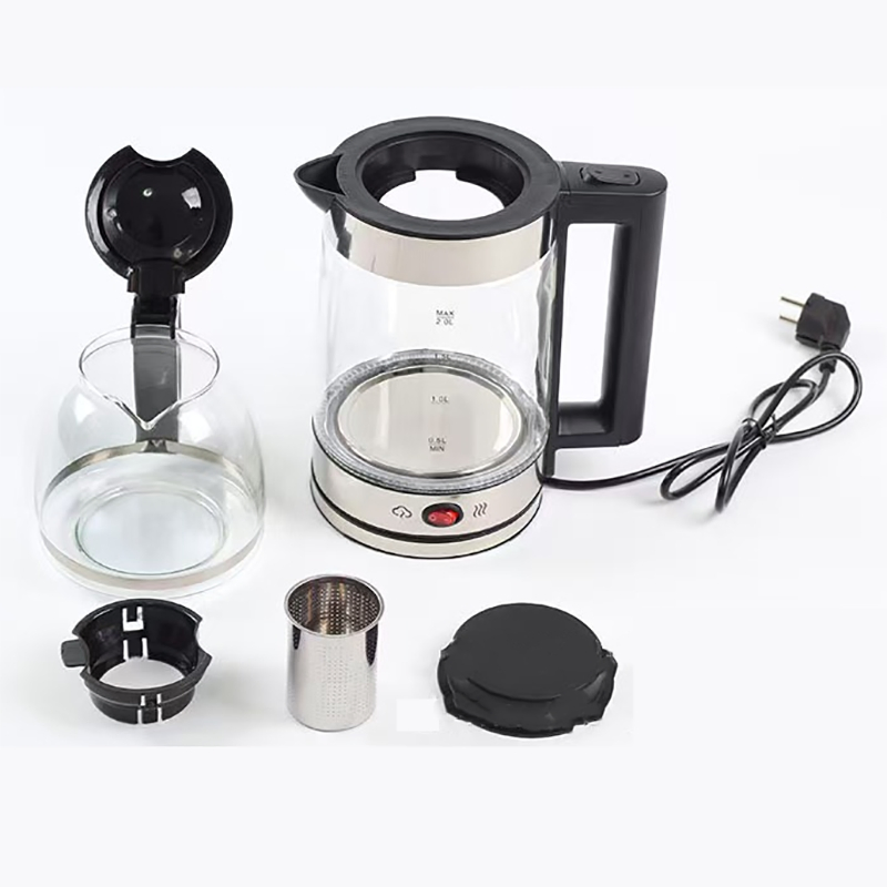 Стеклянный электрический чайник 2 л с цифровым управлением