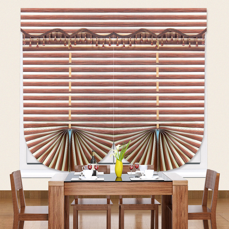Keshang Various Colors Fan Shaped and Screen Roman Shade