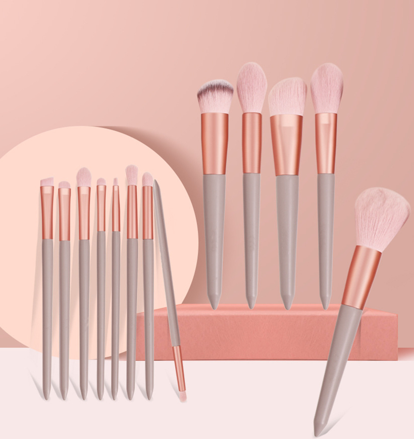 13PCS New Makeup Brush Set for Blending Foundation Powder Blush Eyeshadow Brush Wooden Make up Brush