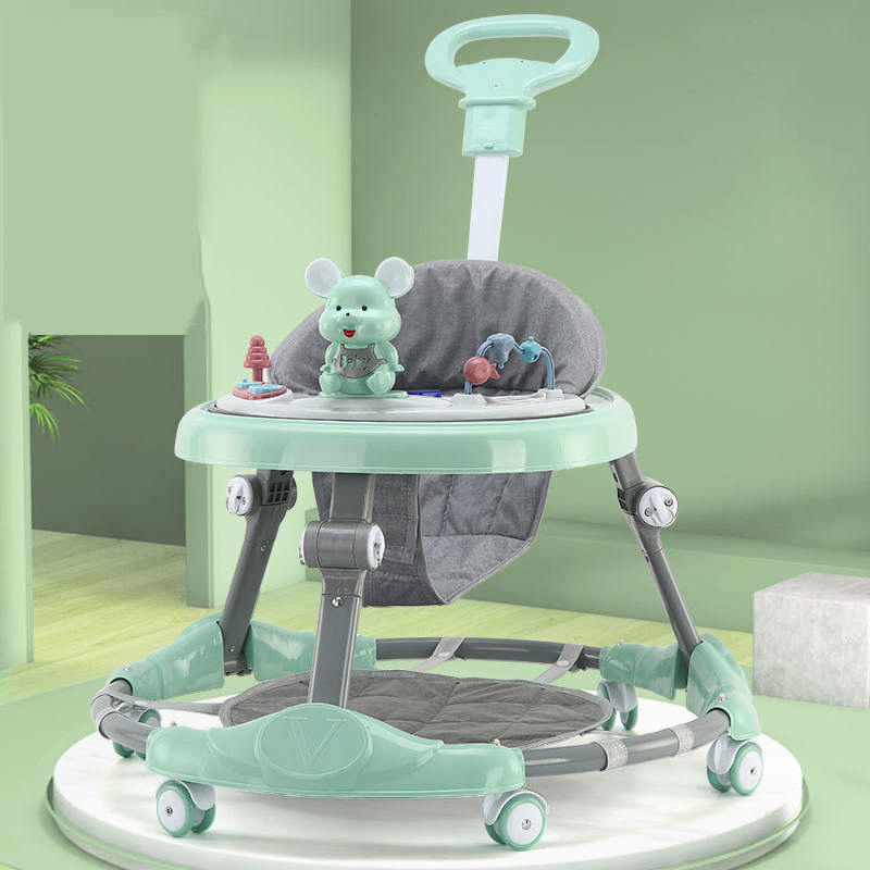 Anti-Rollover Baby Pusher Three-in-One Baby and Children Walking Multi-Function