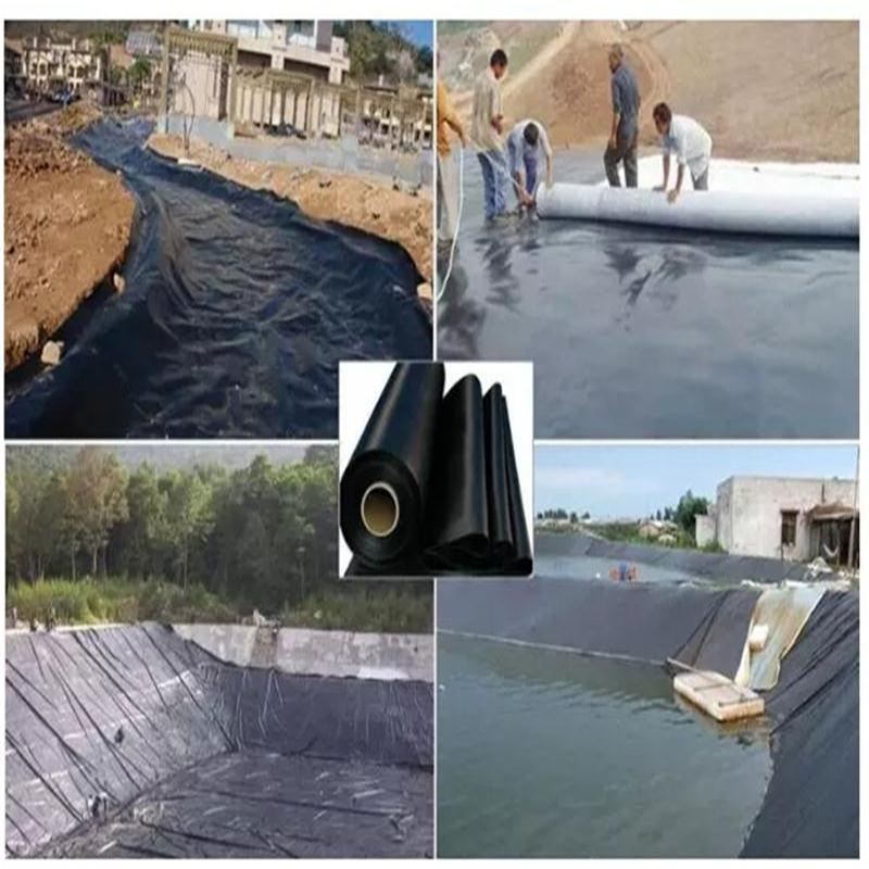 1.0mm 1.5mm 2.0mm ASTM HDPE Smooth Pool Liner HDPE/LDPE /LLDPE Geomembrane Liner