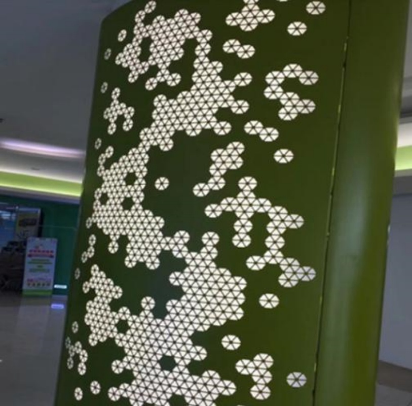 Factory OEM Smooth Aluminium Cylindrical Curtain Wall