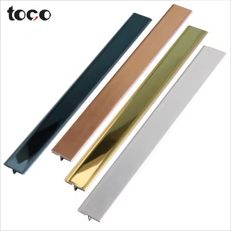 T-Shaped Tile and Floor Accessories Profile Edge Ceramic Stainless Steel Tile Trim