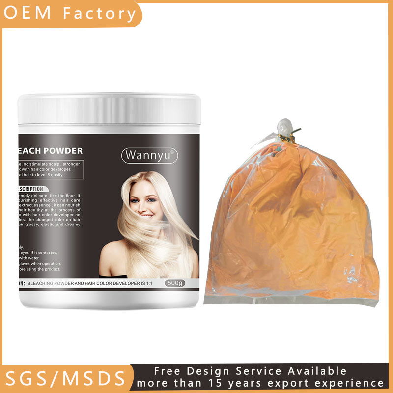 Stable Quality Fragrant Instant Color Blue Dust Free Hair Bleaching Powder